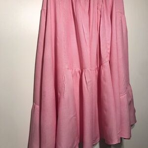 Just Living Pink Tiered Circle Skirt